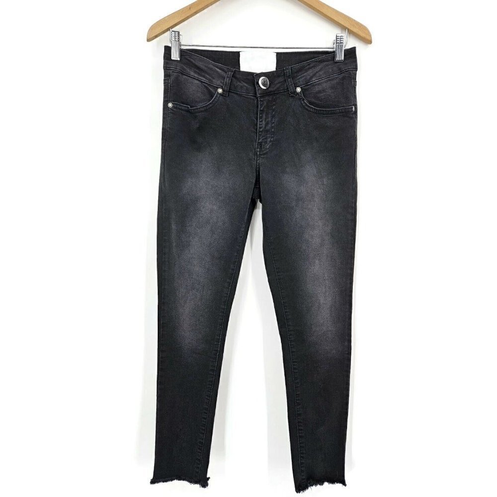 NWOT Nghtbrd High Waist Jeans Womens 27 Black Stretch Skinny New Night Bird